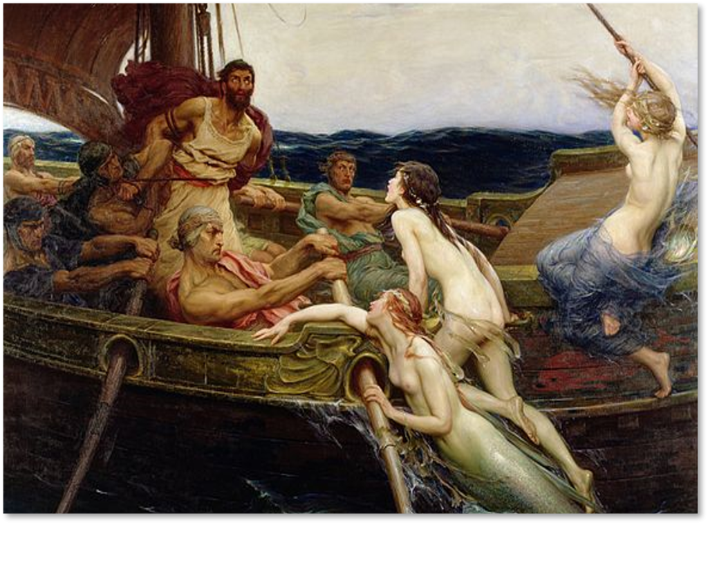 H.J. Draper, Ulysses and the Sirens (1909)