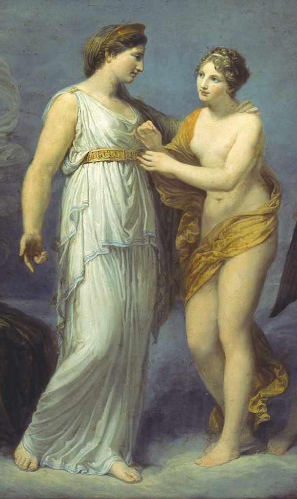 A. Appiani, Venere allaccia la cintura a Giunone (ca. 1811)