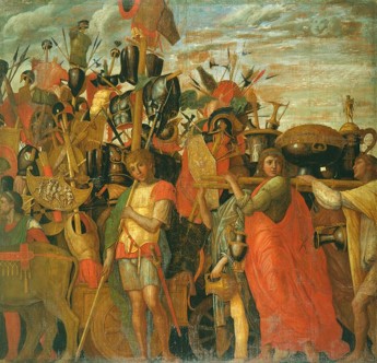 Andrea Mantegna Il trionfo di Cesare (fine XV sec.) Royal Collection, Hampton Court Palace
