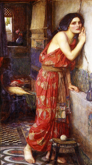 Thisbe (J.W. Waterhouse, 1909)