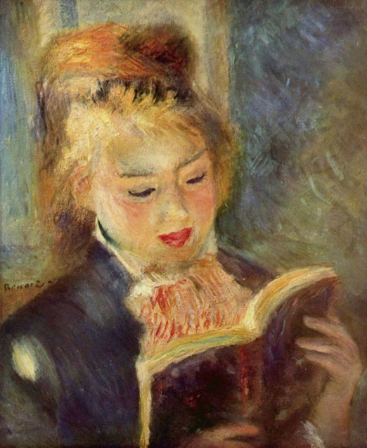 La liseuse
P.-A. Renoir (1874-1876) - Parigi, Musée d’Orsay
