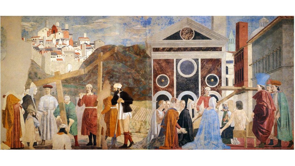 Piero della Francesca, Storia della vera croce